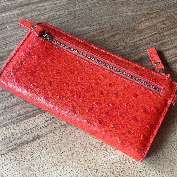Castelijn & Beerens red leather wallet European - Picture 3 of 5
